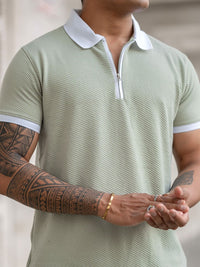 Powerlook Men Polo Collar T-shirt