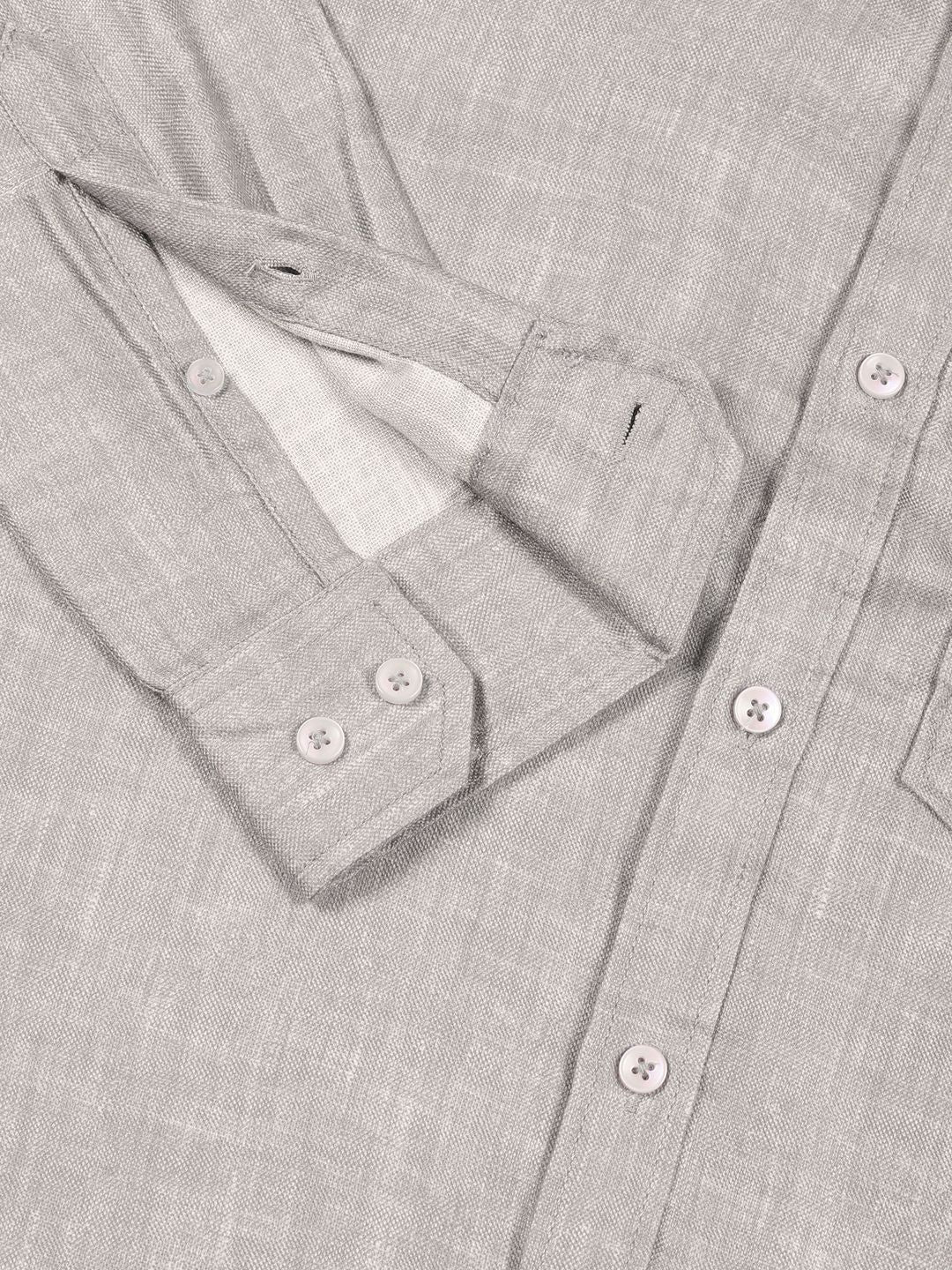 Thomas Scott Men Classic Slim Fit Opaque Casual Shirt
