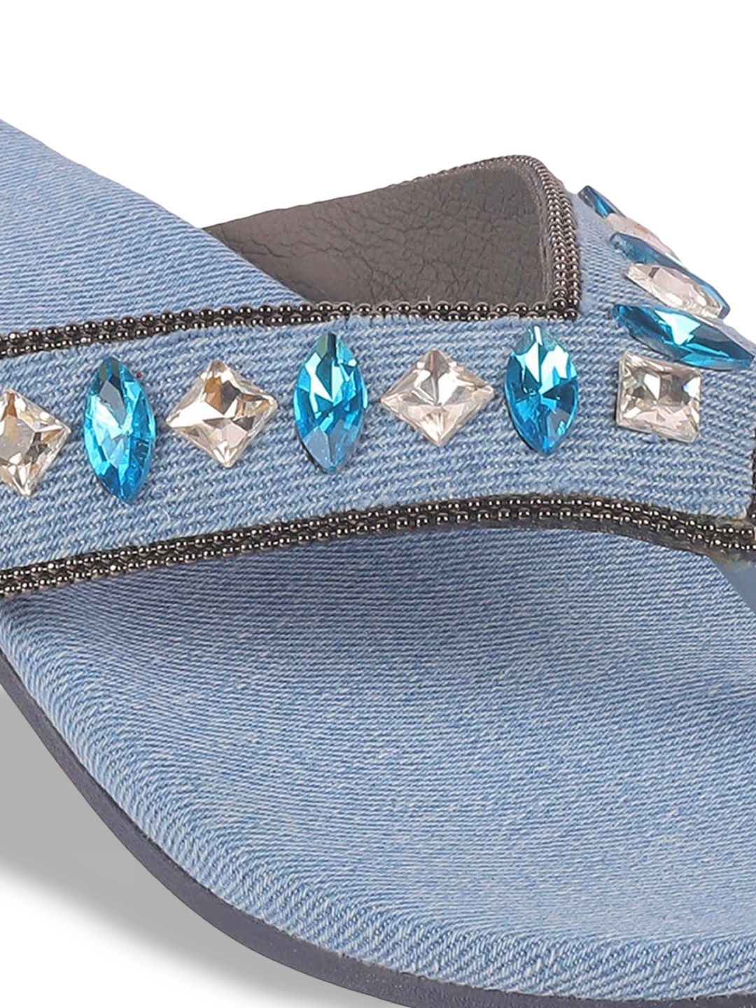Mochi Women Open Toe Flats