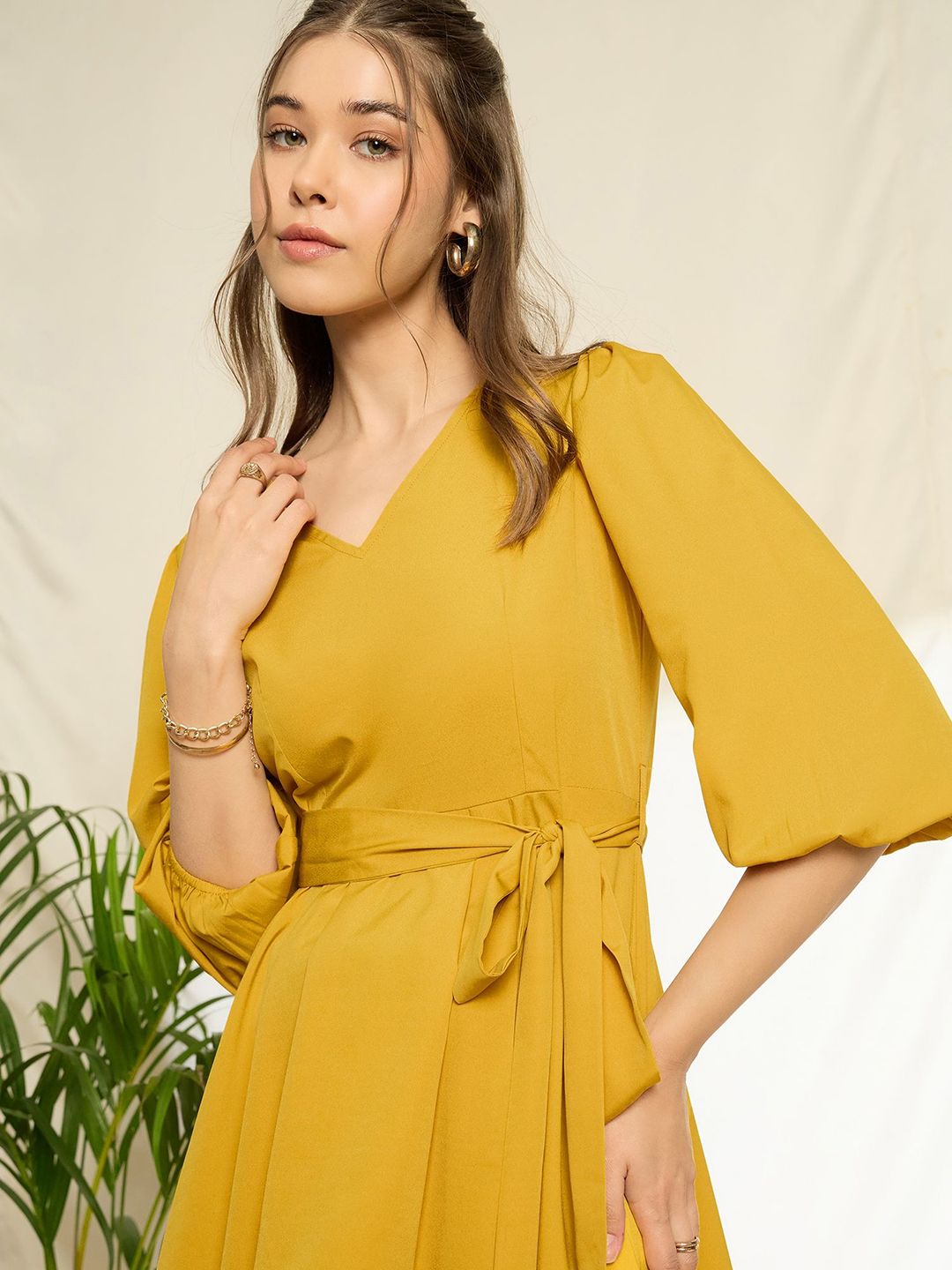 Berrylush Women Bishop Sleeves High-Low Top