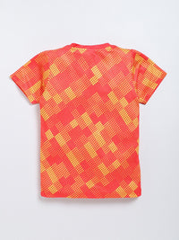 HRX by Hrithik Roshan Boys Geometric Printed T-shirt