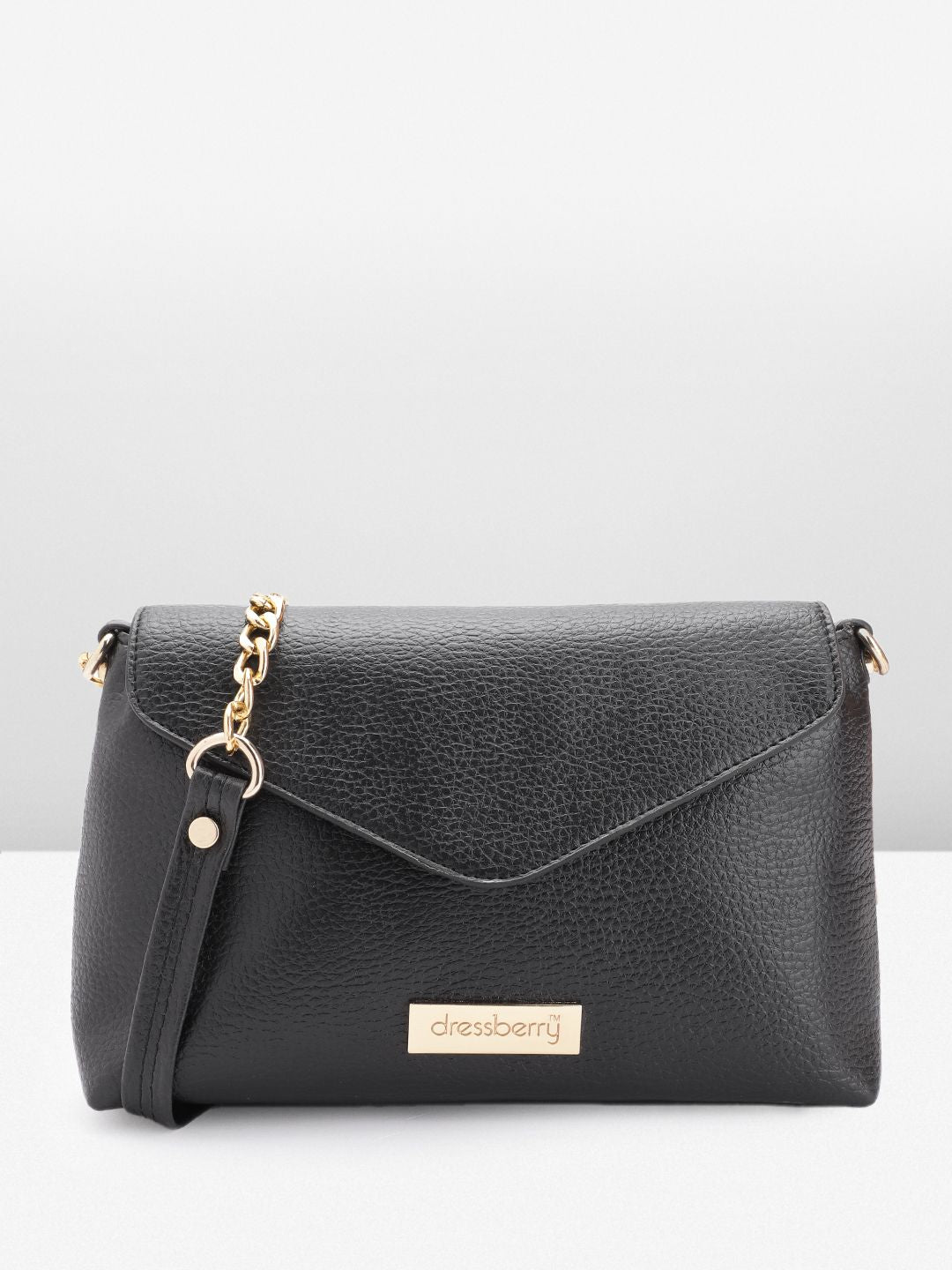 DressBerry Textured Structured Sling Bag