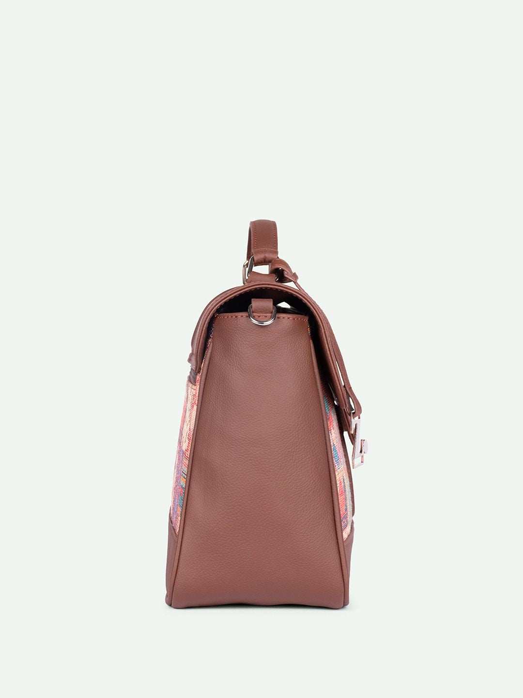 ZOUK Printed Structured Satchel
