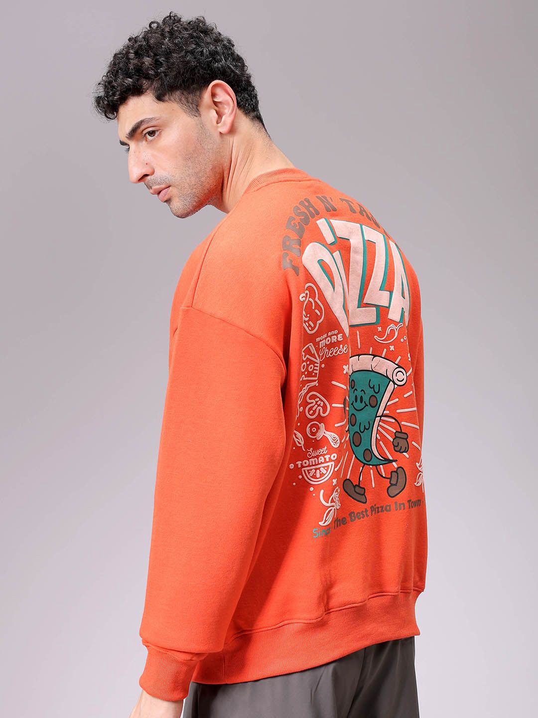 The Indian Garage Co Men Typography Printed Sweatshirt