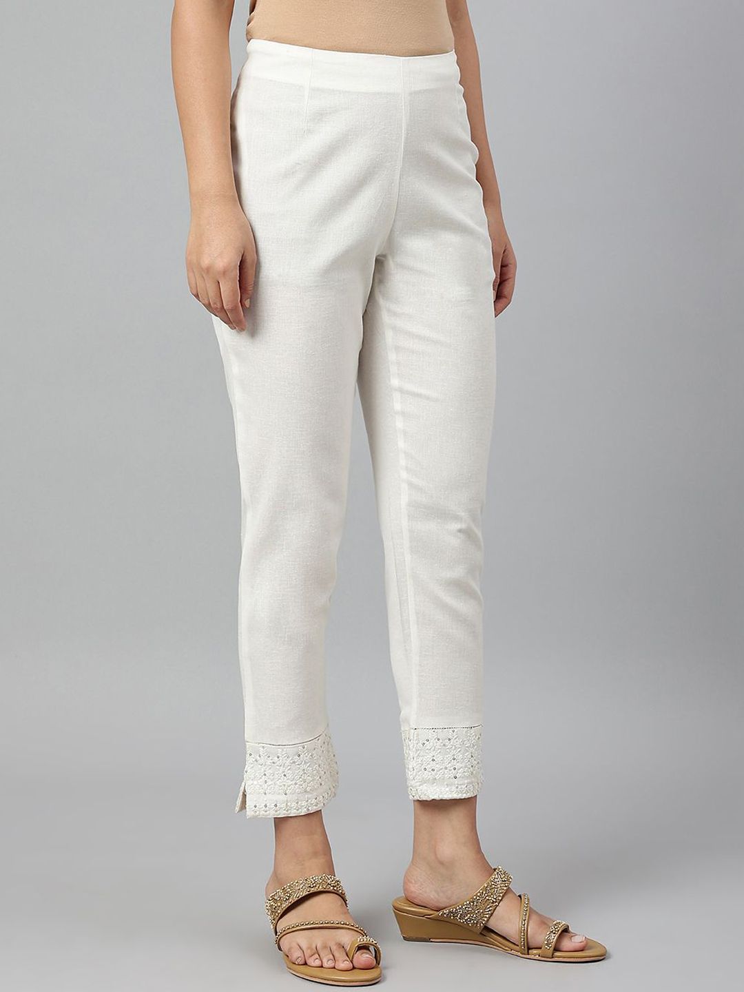 W Women Slim Fit Trousers