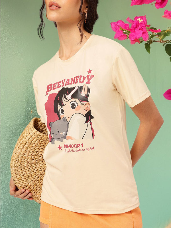 DressBerry Easy Breezy Cartoon Craze Printed Tee