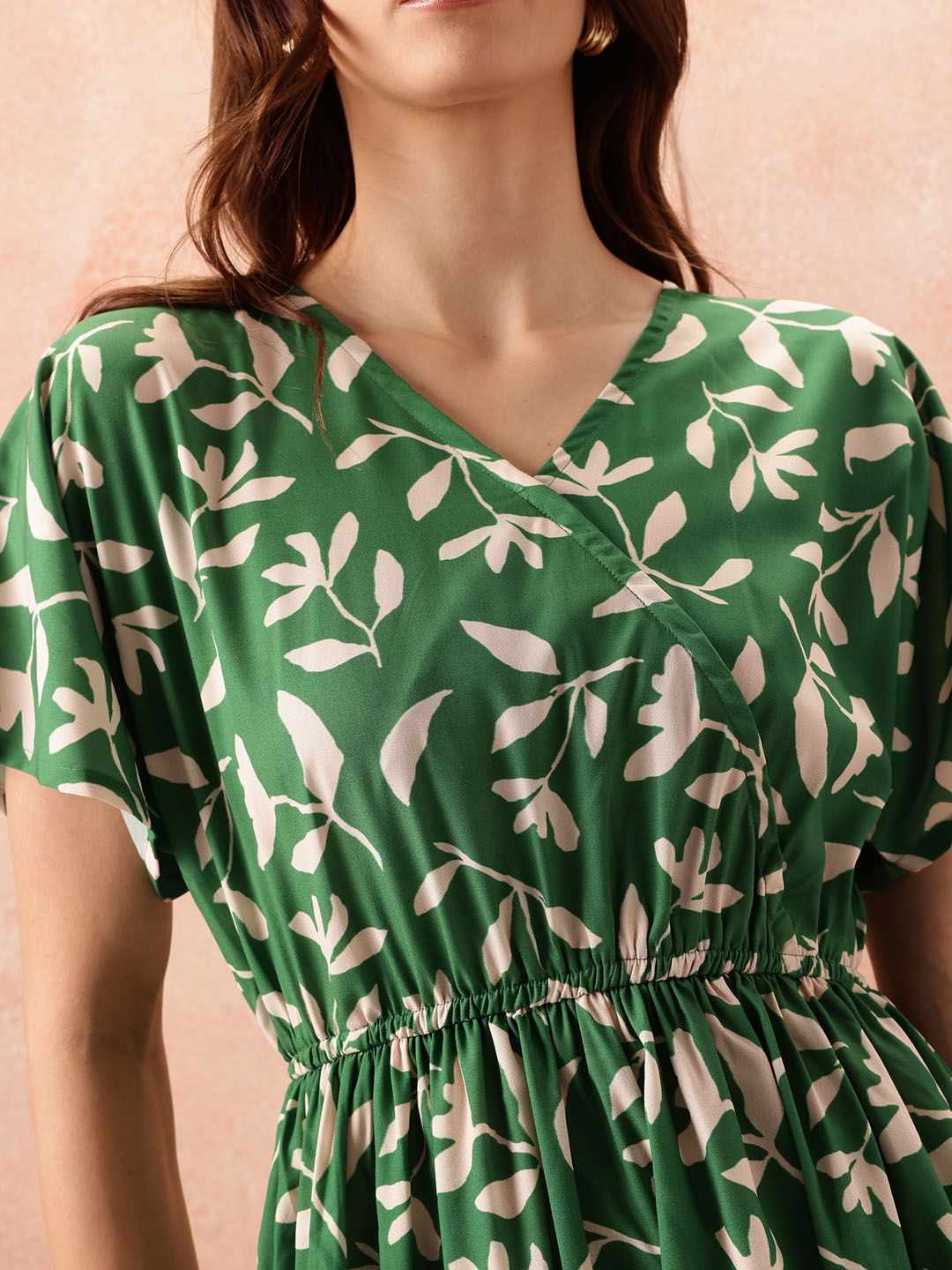 all about you Floral Print Wrap Dress