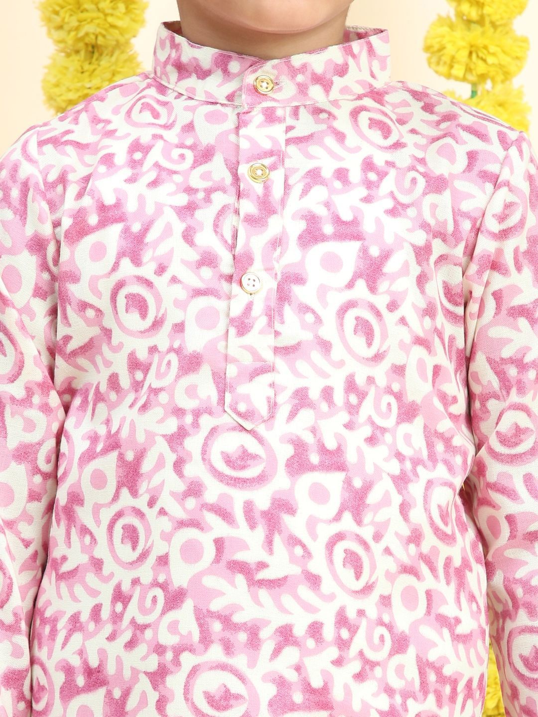 Cutiekins Boys Printed Regular Kurta with Pyjamas