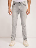 THE BEAR HOUSE Men Slim Fit Heavy Fade Stretchable Jeans