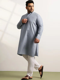 SOJANYA PLUS Men Printed Regular Kurta with Trousers