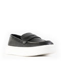 MONKSTORY Sneakers Slip-On Chunky Luxe - Hitam Diraja