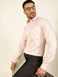 Thomas Scott Men Premium Cutaway Collar Solid Cotton Formal Shirt