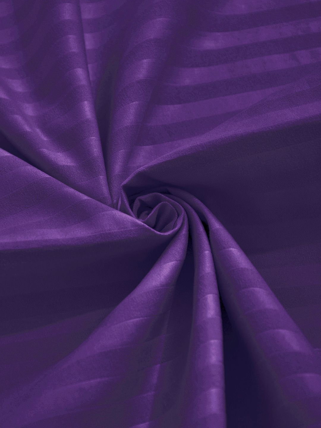 Myntra Elegant Homes Purple & White Striped 300 TC King Bedsheet with 2 Pillow Covers