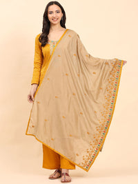 Kurta Kapas Tulen Biasa Wanita Mamicha dengan Palazzos & Dengan Dupatta