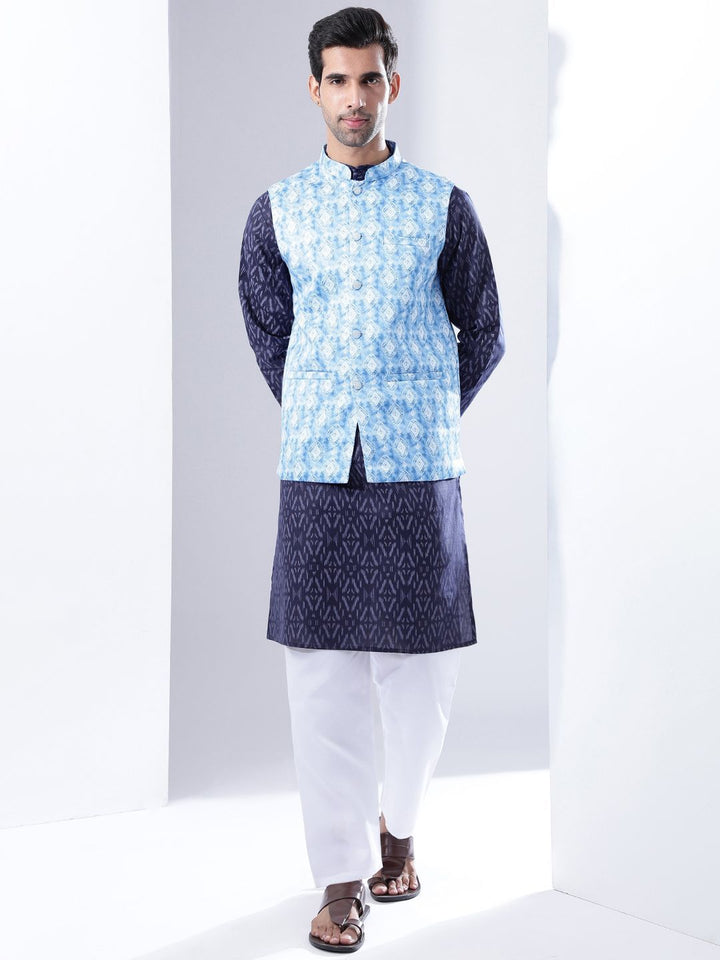 Anouk Men Ethnic Motifs Printed Kurta with Pyjama