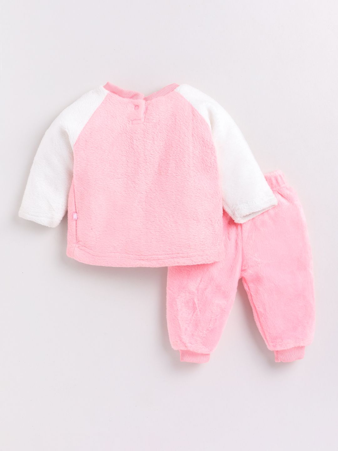 Moms Love Infant Girls Embroidered Sweatshirt With Joggers