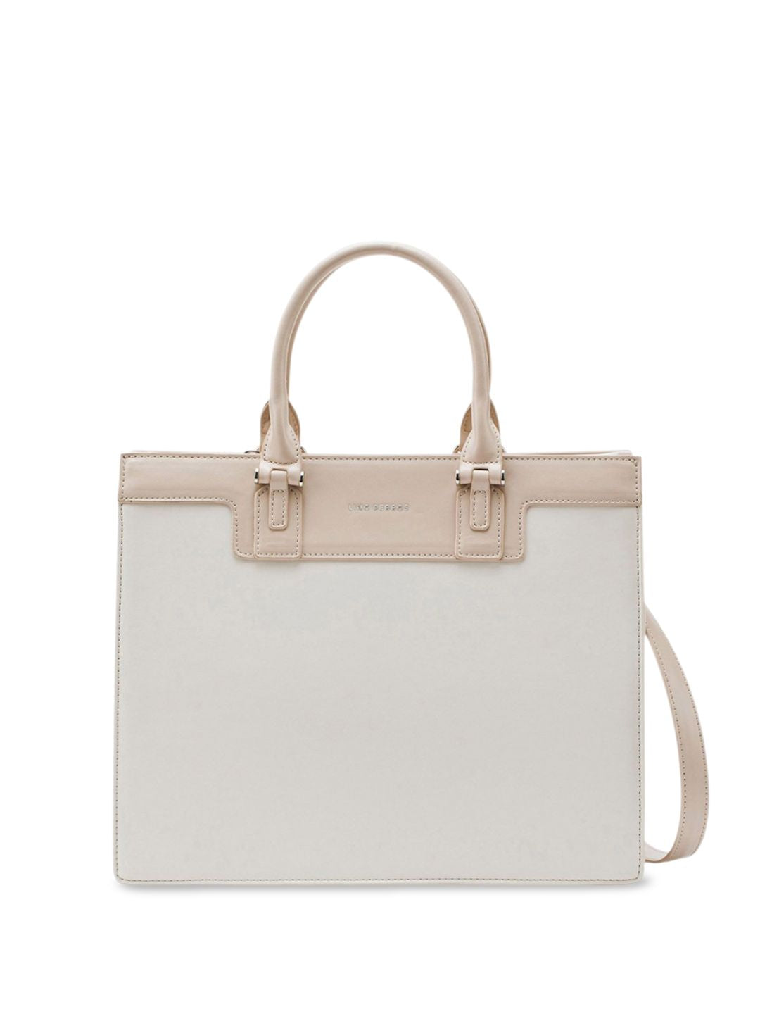 Lino Perros Structured Satchel with Applique