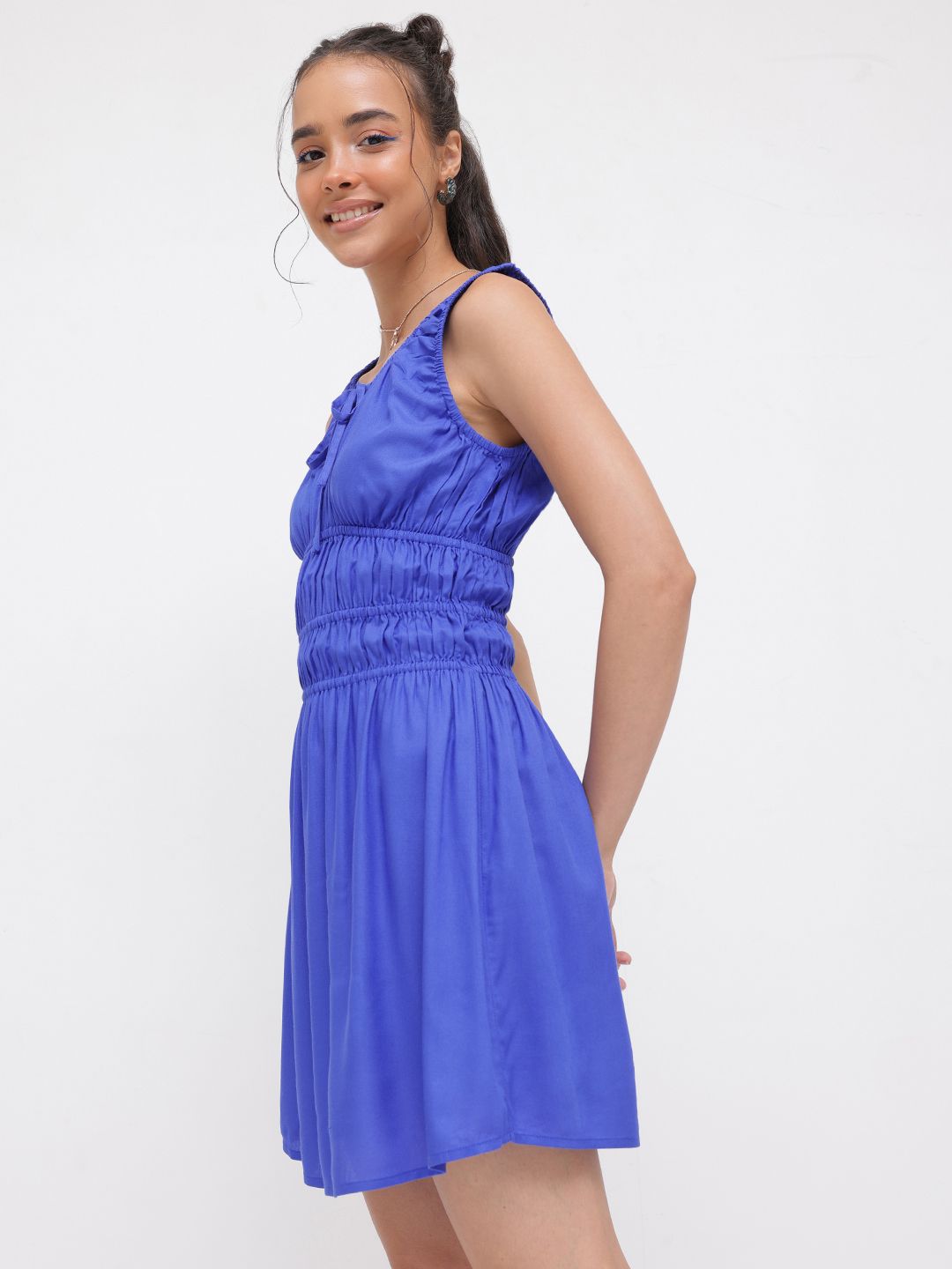 DressBerry Cinched and Chic A-Line Dress