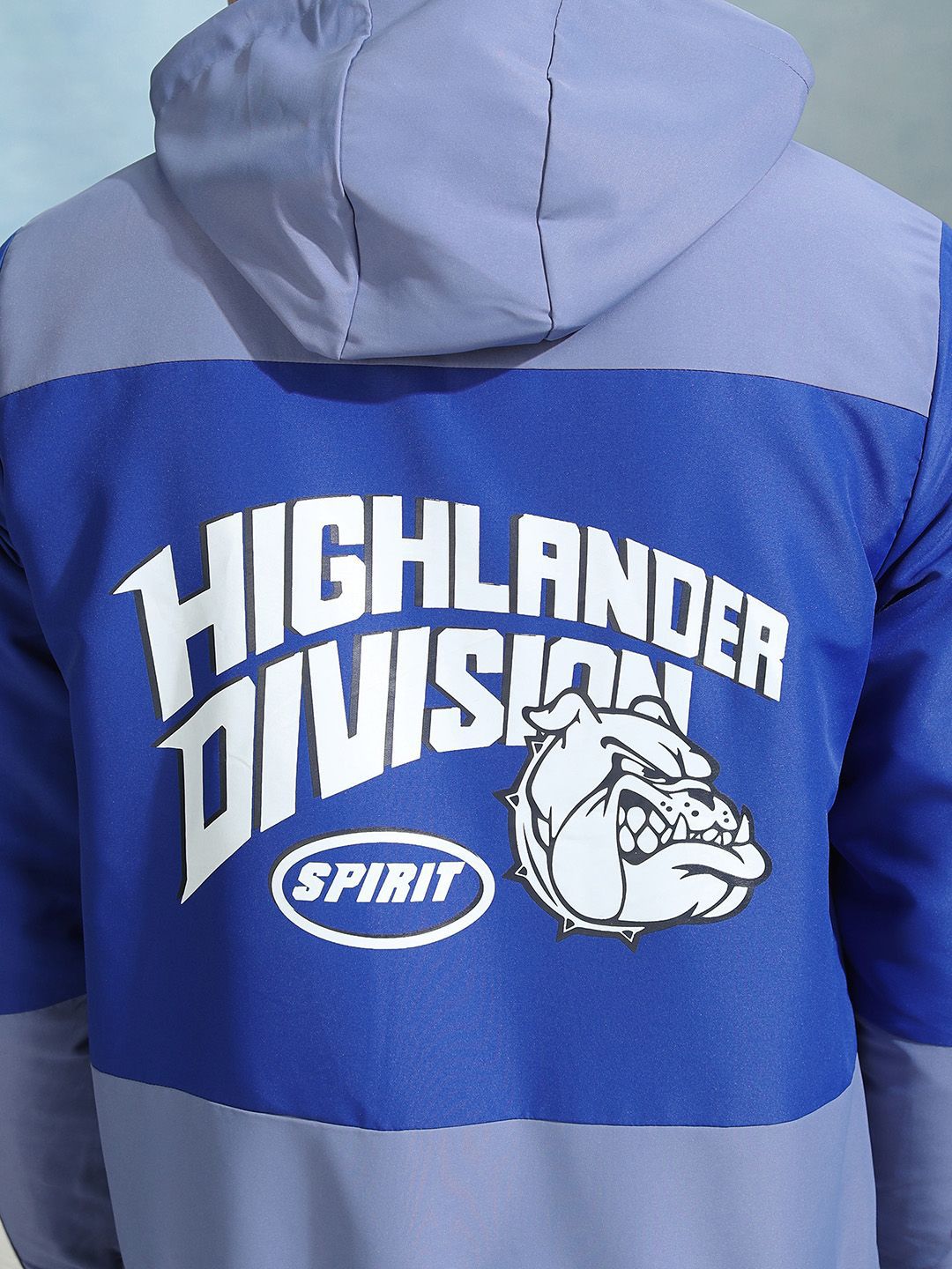 HIGHLANDER Men Colourblocked Outdoor Bomber with Patchwork Jacket