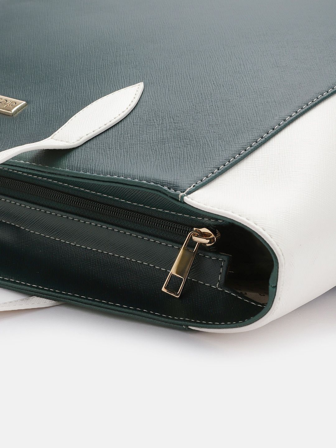DressBerry Colourblocked Structured Shoulder Bag