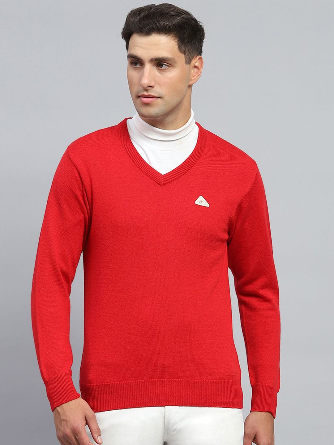 Monte Carlo Men V Neck Woollen Pullover