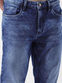 The Indian Garage Co Men Slim Fit Mid-Rise Stretchable Cotton Jeans