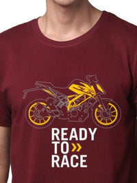 ADRO Men Graphic Printed Round Neck Cotton T-shirt