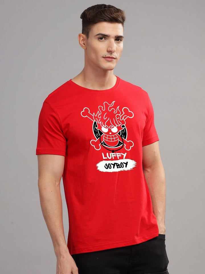 ADRO Men Printed Applique T-shirt