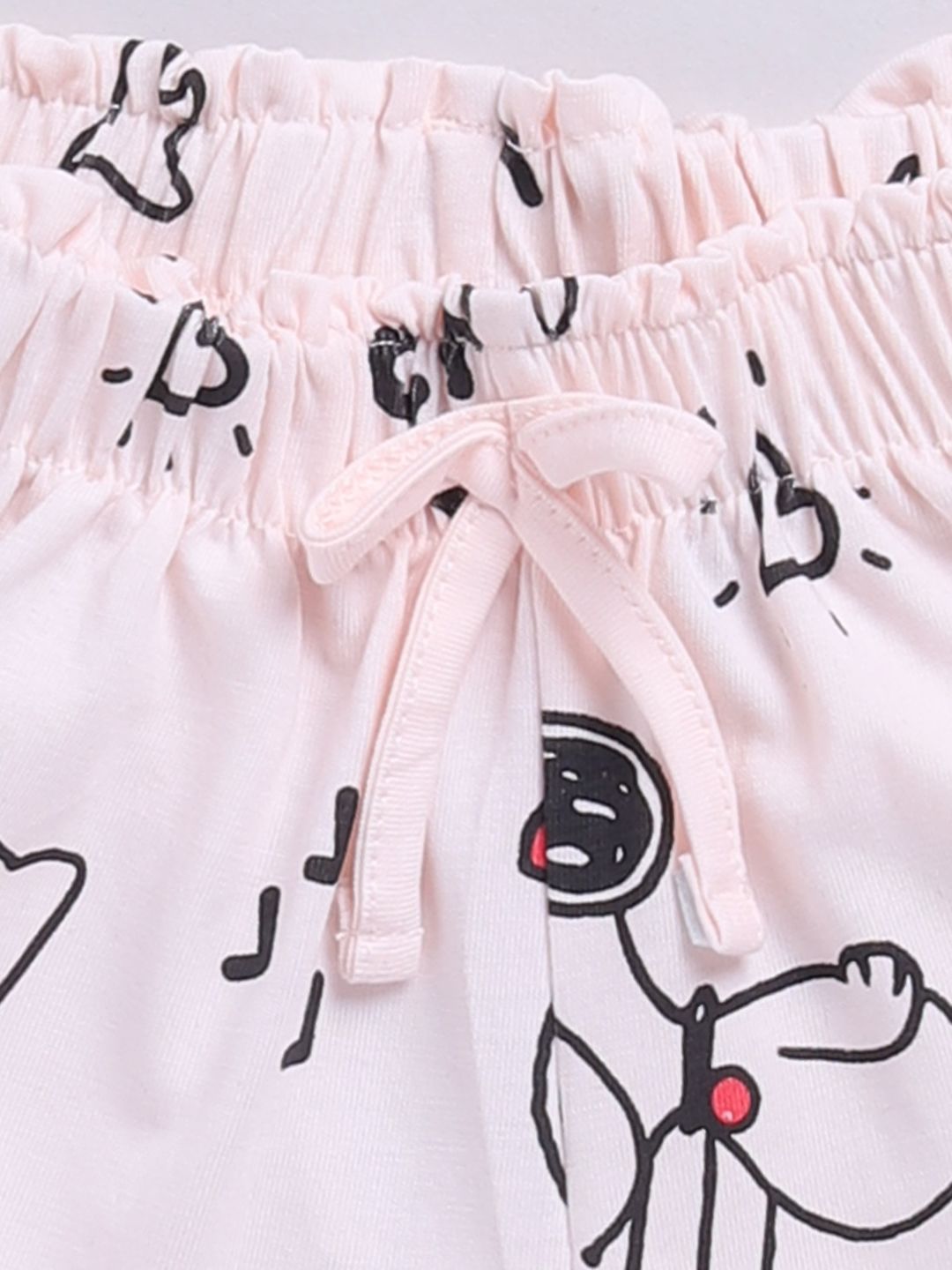 Happy Faces Girls Snoopy Printed Pure Cotton Shorts
