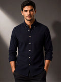 ADRO Men Standard Micro Checks Checked Semiformal Shirt