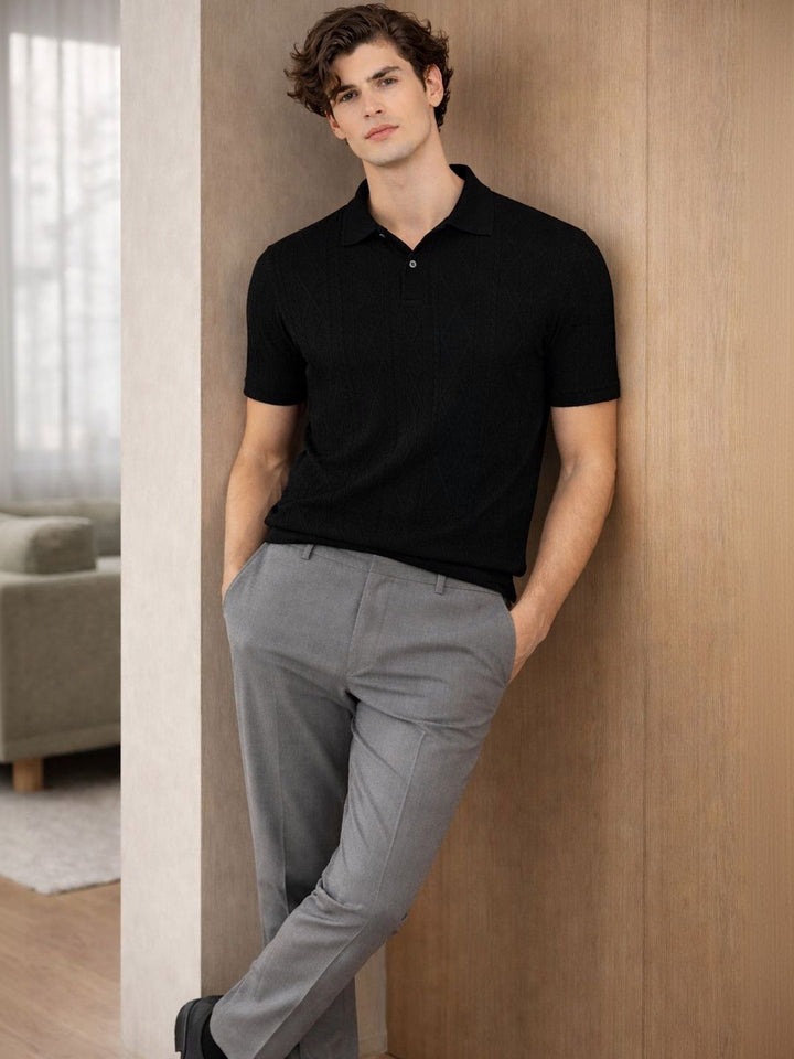 Baju-T Kolar Polo ADRO Lelaki