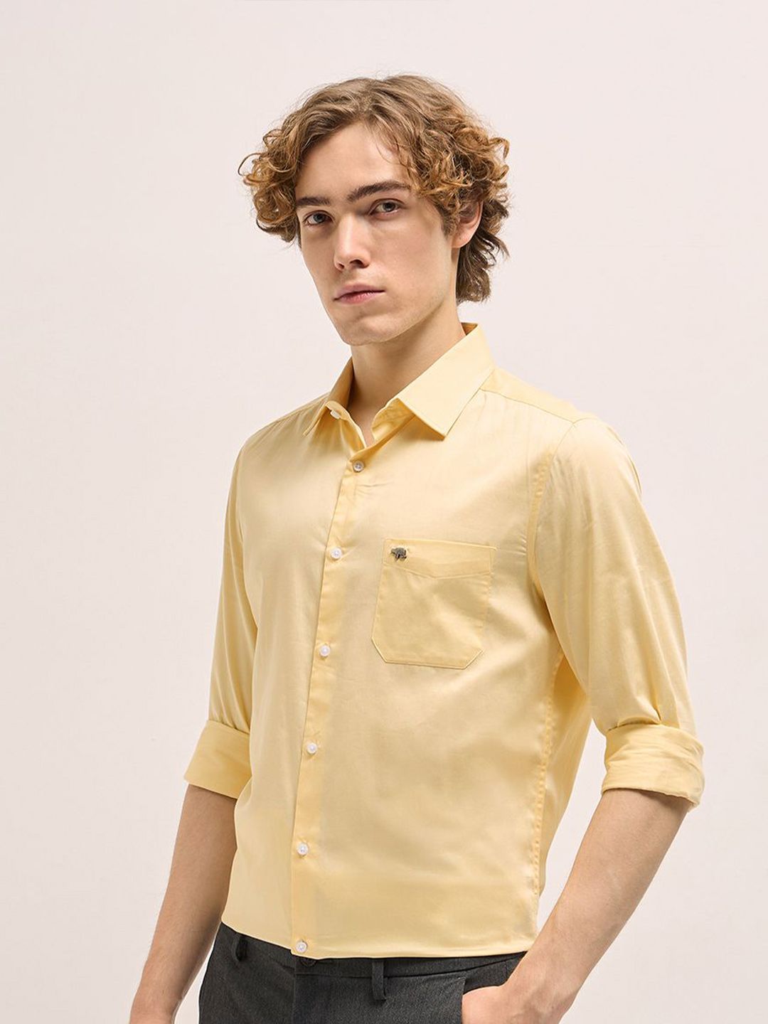 THE BEAR HOUSE Tailored Fit Pure Cotton Formal Shirt