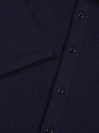 Thomas Scott 
Men Premium Slim Fit Vertical Stripes Textured Casual Shirt