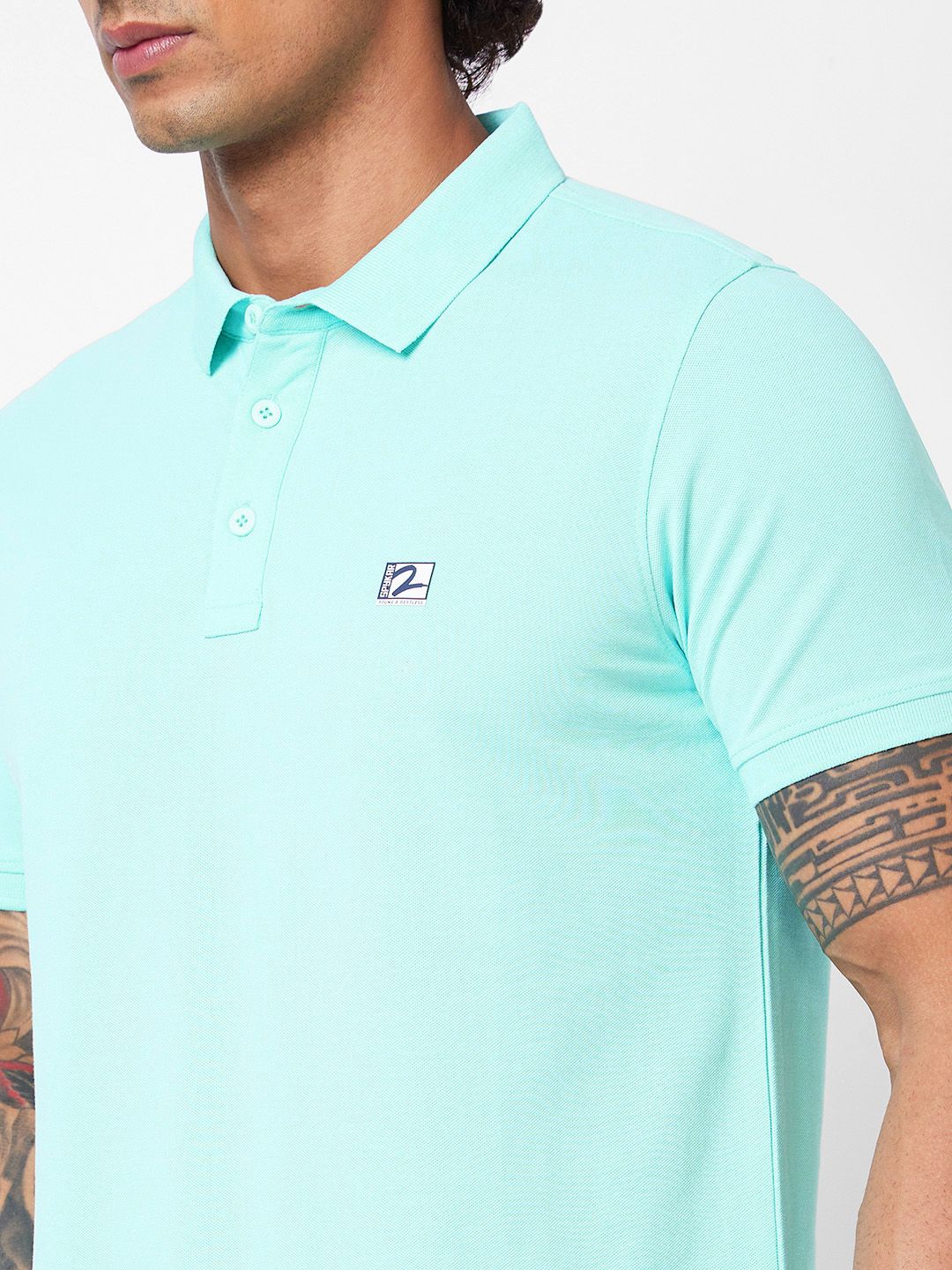 SPYKAR Polo Collar Slim Fit T-shirt