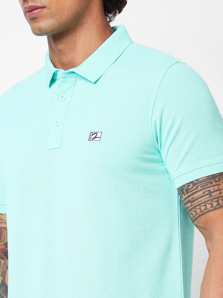 SPYKAR Polo Collar Slim Fit T-shirt