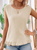 DressBerry Women Round Neck Styled Back Top
