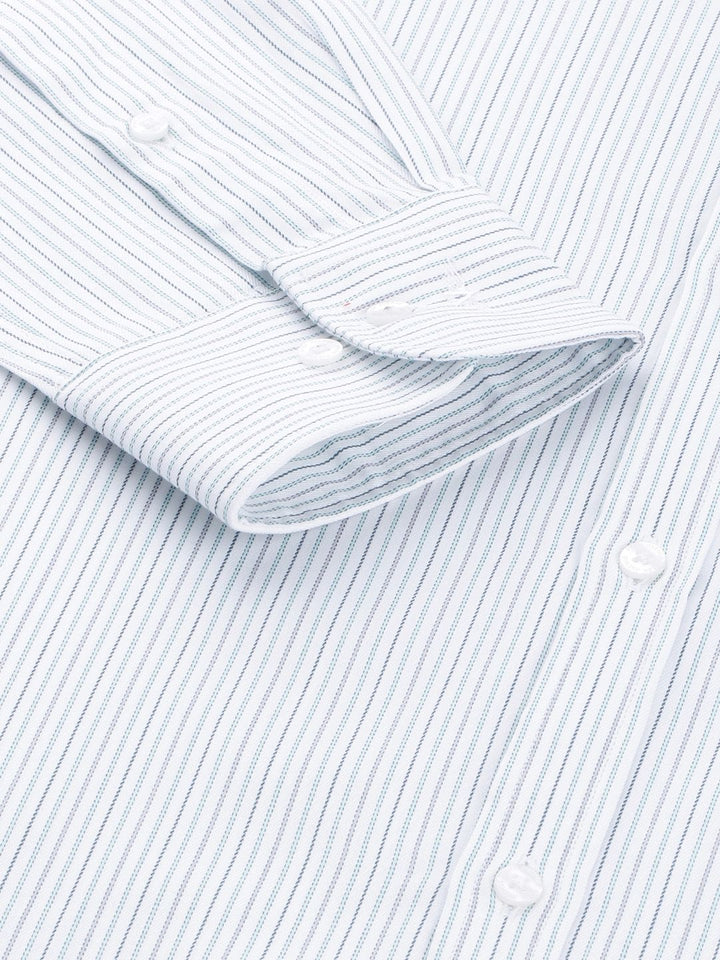 Park Avenue Slim Fit Pure Cotton Striped Formal Shirt