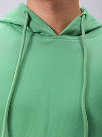 The Indian Garage Co Men Solid Hooded Sweatshirt