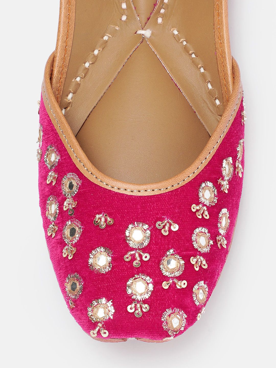 House of Pataudi Women Ethnic Embellished Mojaris