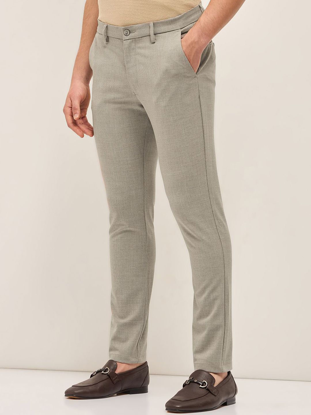 THE BEAR HOUSE Men Slim Fit Trousers