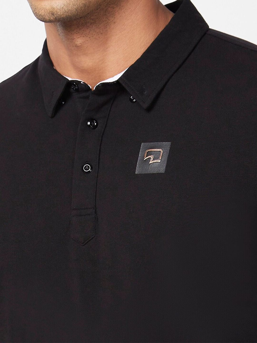 SPYKAR Polo Collar Slim Fit Cotton T-Shirt