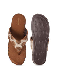 Mochi Women Open Toe Flats