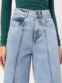 DressBerry High-Waist Wide Leg Baggy Jeans