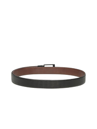Teakwood Leathers Men Textured Leather Reversible Formal Belt