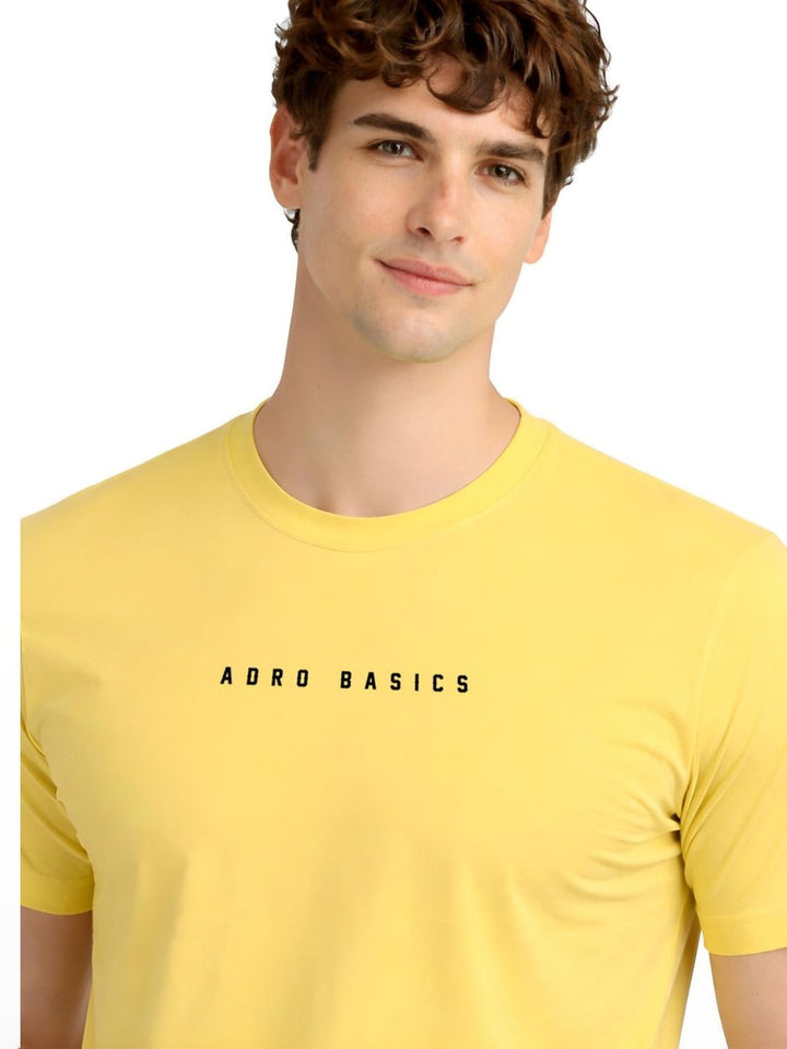 ADRO Men Typography Printed T-shirt