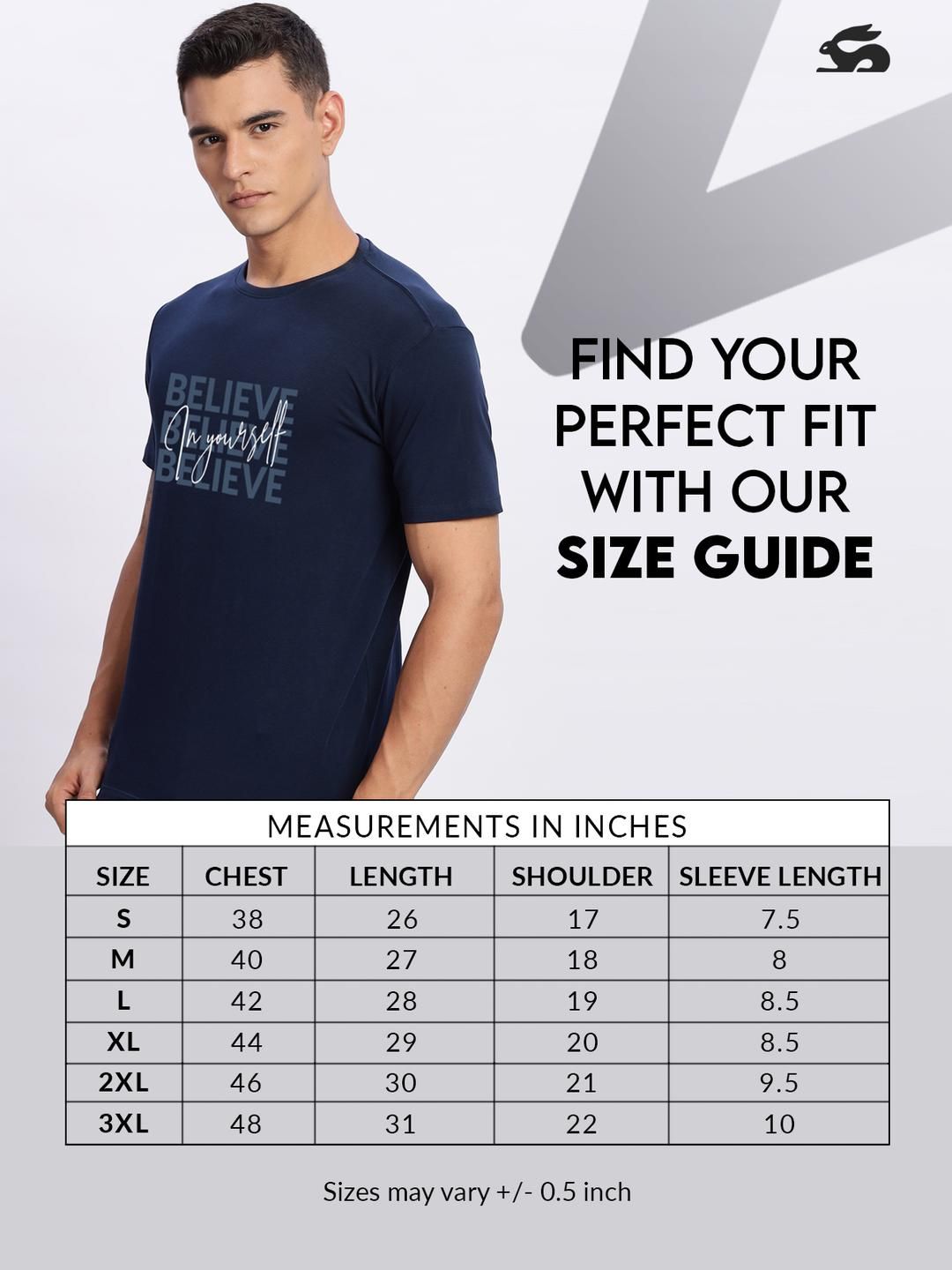 ADRO Men Navy Blue Tshirts