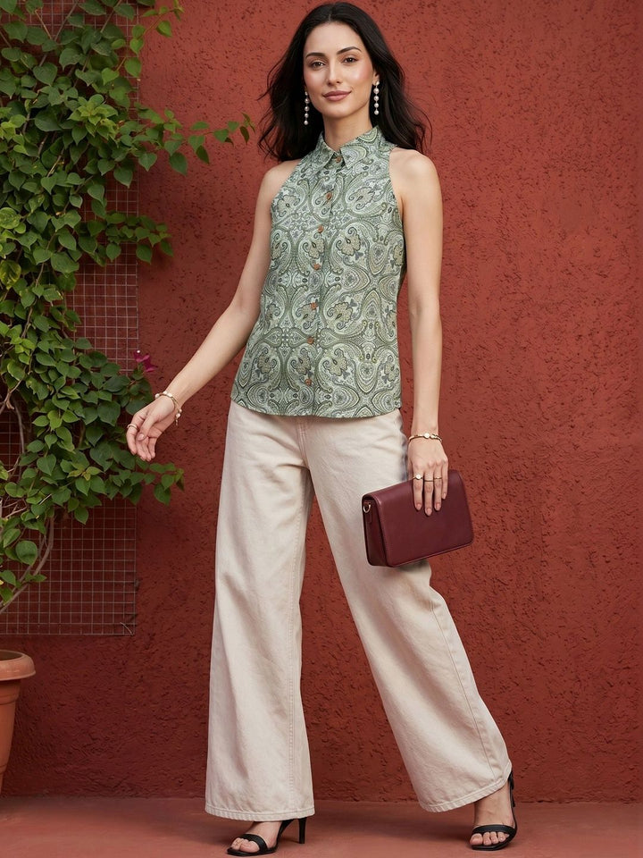 Mamicha Print Top