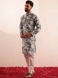 Anouk Men Floral Printed Regular Kurta with Pyjamas