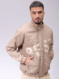 The Indian Garage Co Men Lightweight Puffer Jacket with Embroidered