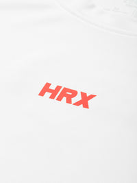 HRX by Hrithik Roshan Typography Printed Rapid-Dry Antimicrobial Finish Training T-shirt